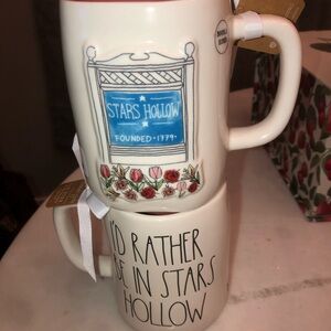 ☕️RAE DUNN x GILMORE GIRLS. STARS  HOLLOW  Ceramic Coffee Mug